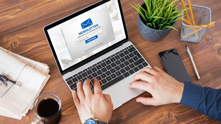 Newsletter Subscription Notebook